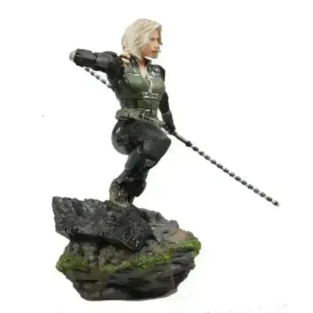 Black Widow Combat Pose Action Figure Statue — photo 2