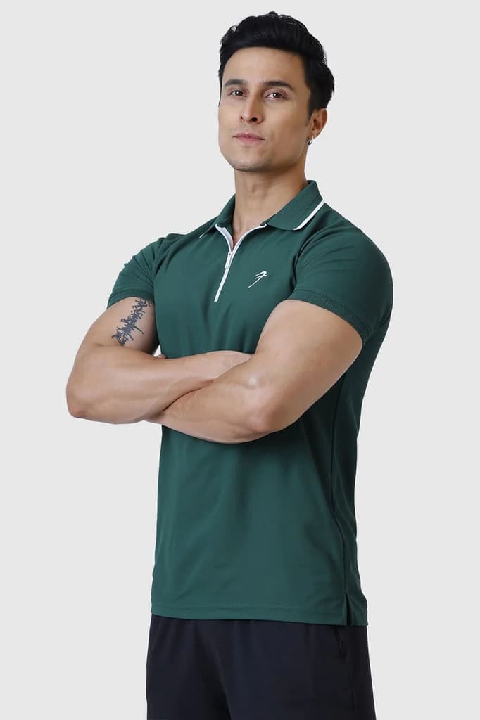 Stride Polo T-shirt Green — photo 8