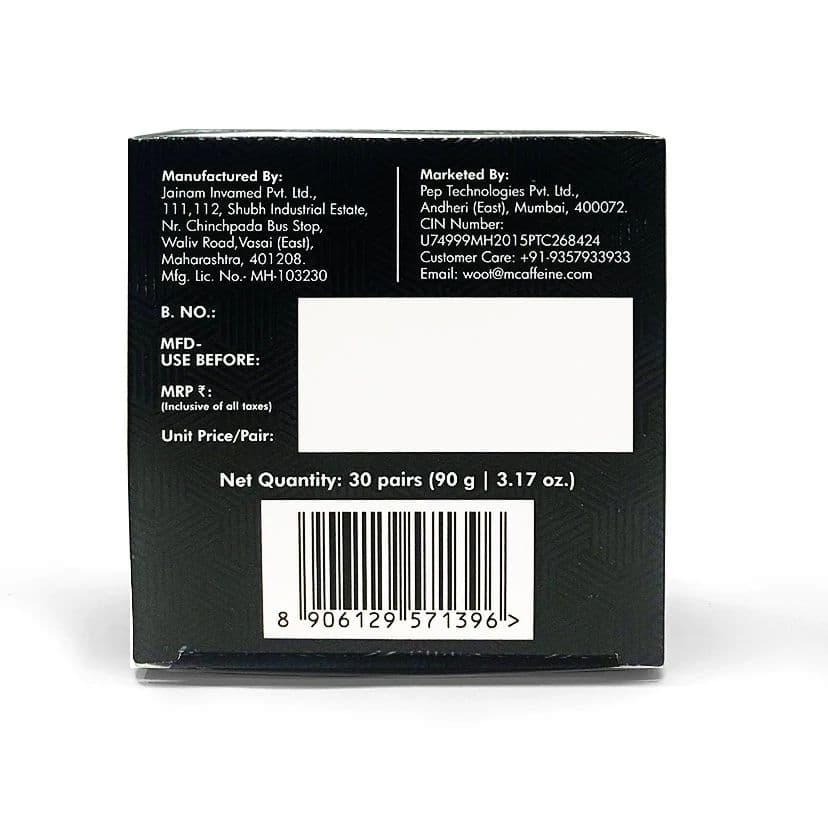 Coffee Hydrogel Under Eye Patches with Caffeine & HA - 30 Pairs