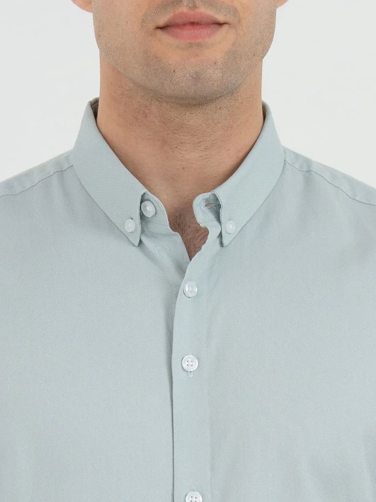 Shirts for Men in Sage | Birdeye Full Sleeve Formal Shirt — photo 4