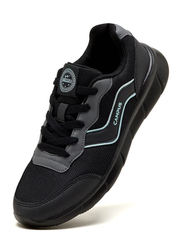 EVARO Black Men's Running Shoes — photo 3