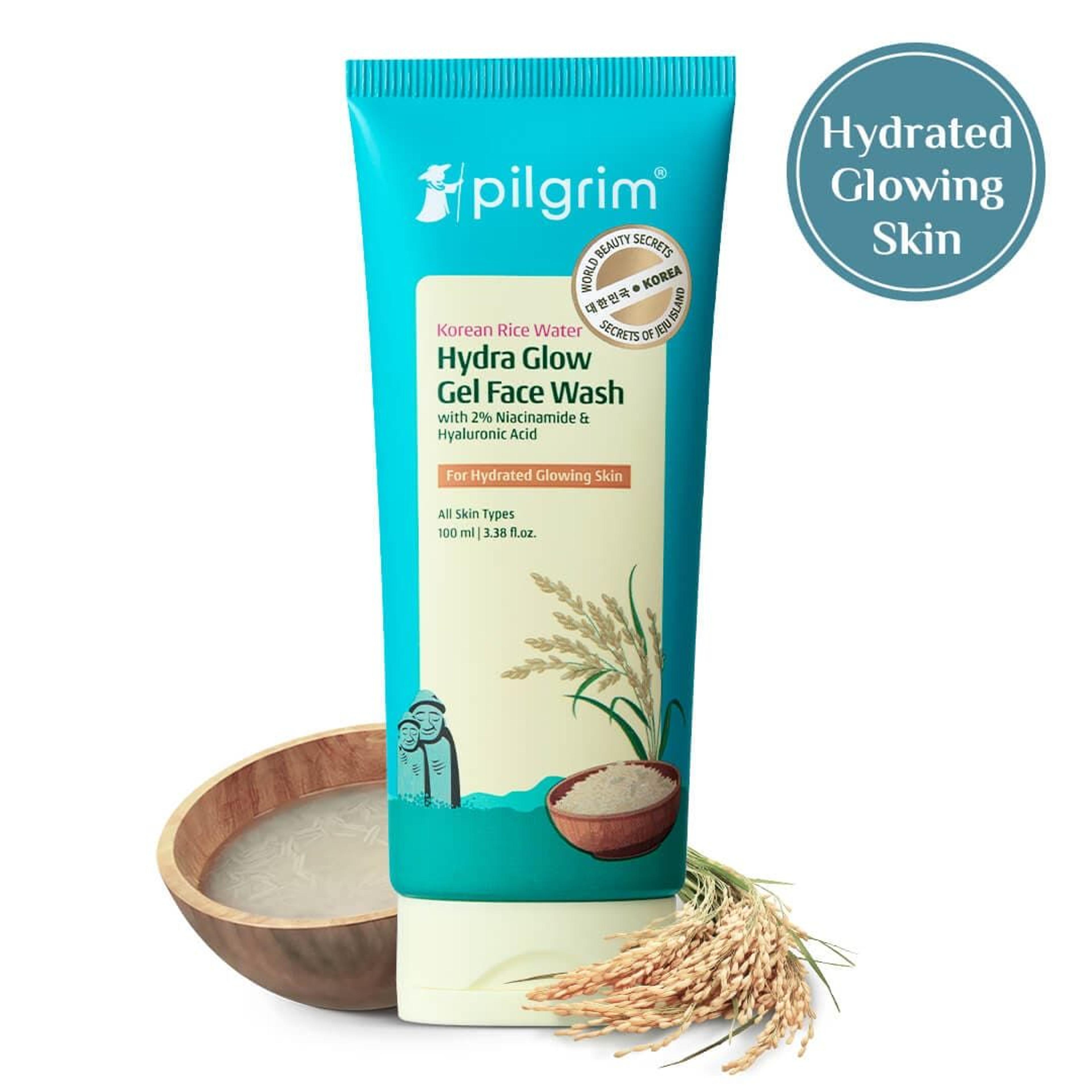 Korean Rice Water Hydra Glow Gel Face Wash