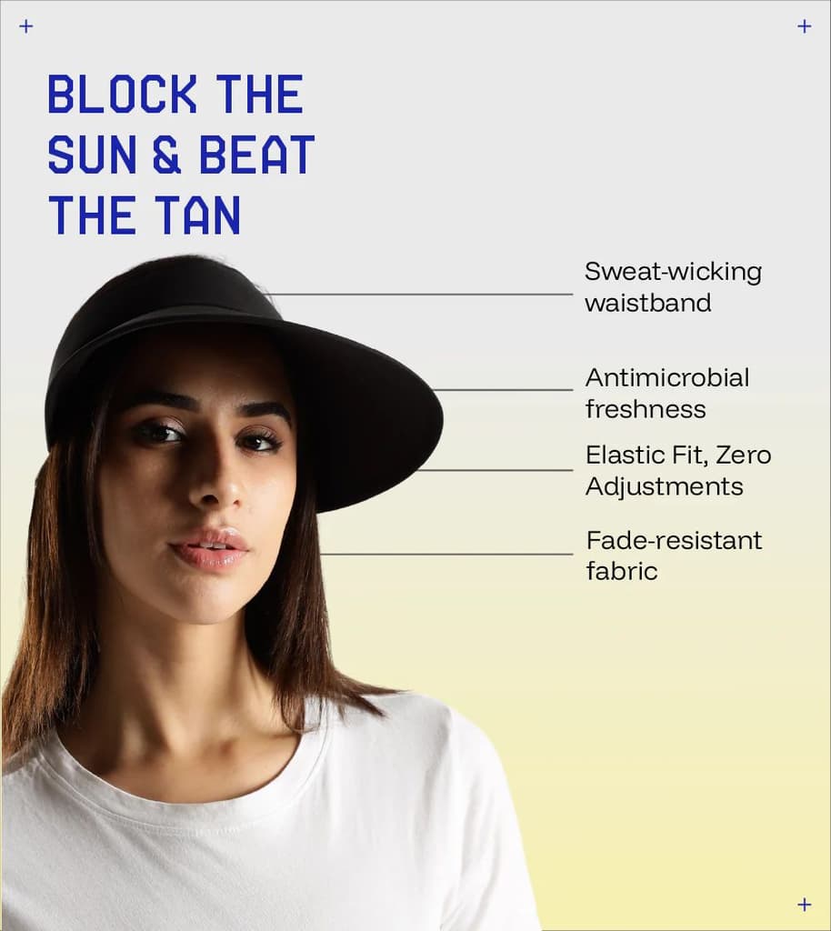 Women Sun Visor Cap — photo 3