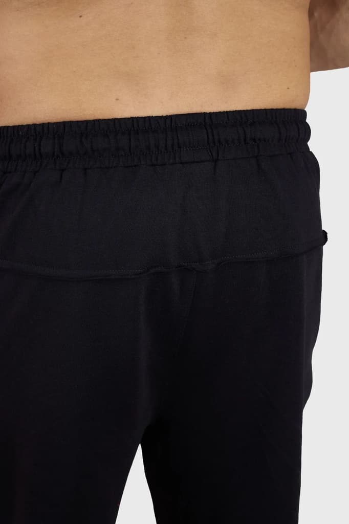 Raw Edge Oversized Shorts Black — photo 6