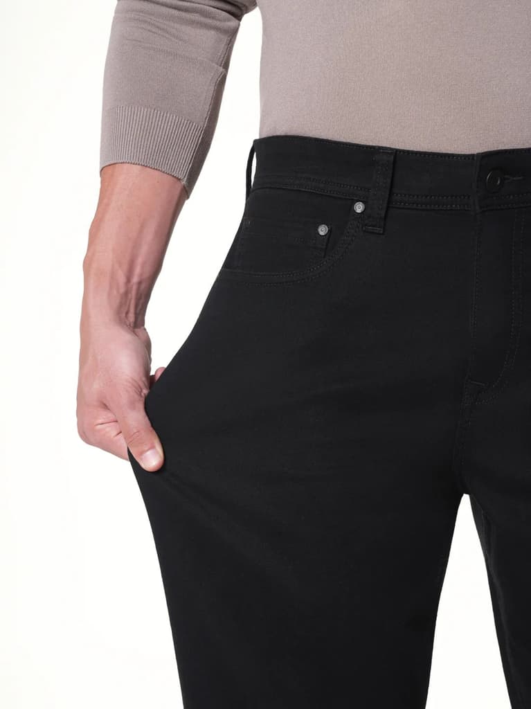 Vault Black Relaxed Fit Jeans — photo 3
