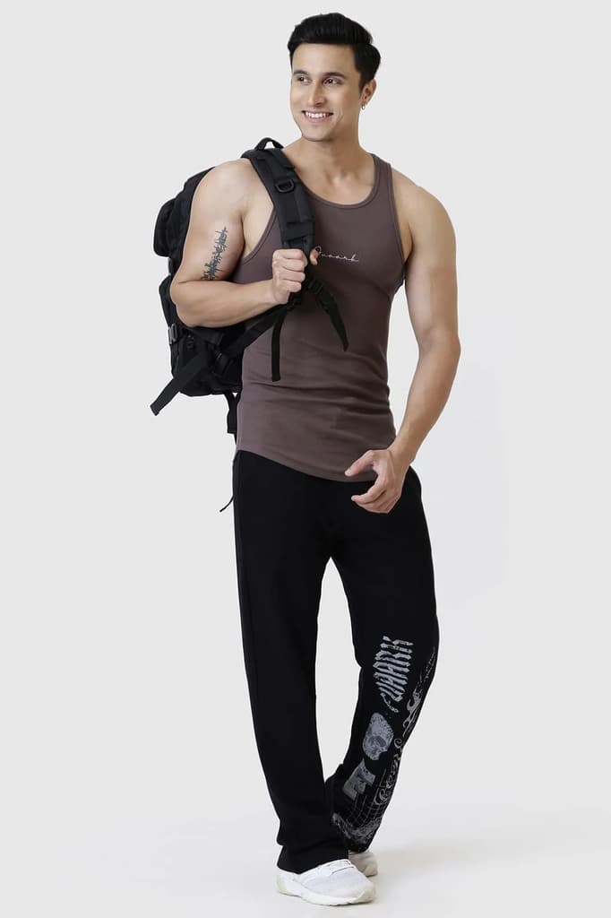 Ribbed Tank Brown — photo 3