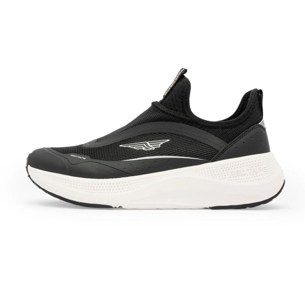 Walking Shoes for Women in Black and White | Slip-On Shoes — photo 3
