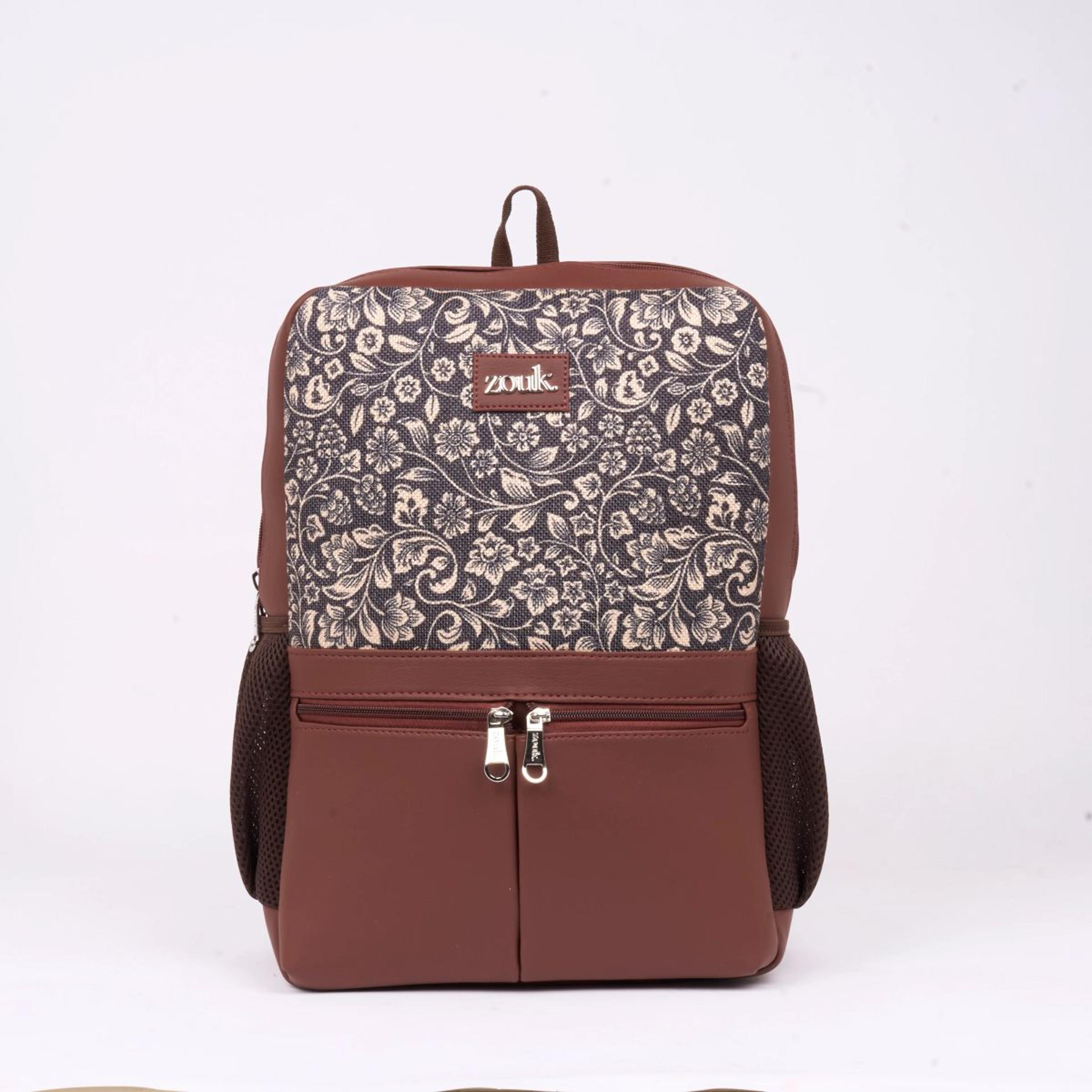 FloMotif Office Backpack (Brown)