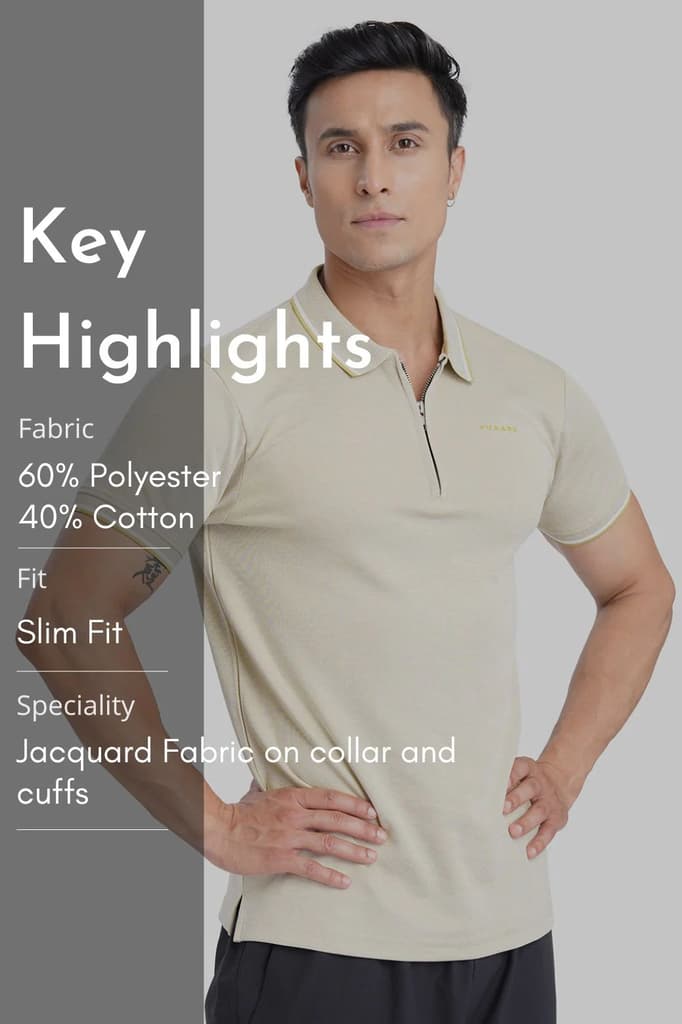 Heritage Polo T-shirt Beige — photo 7
