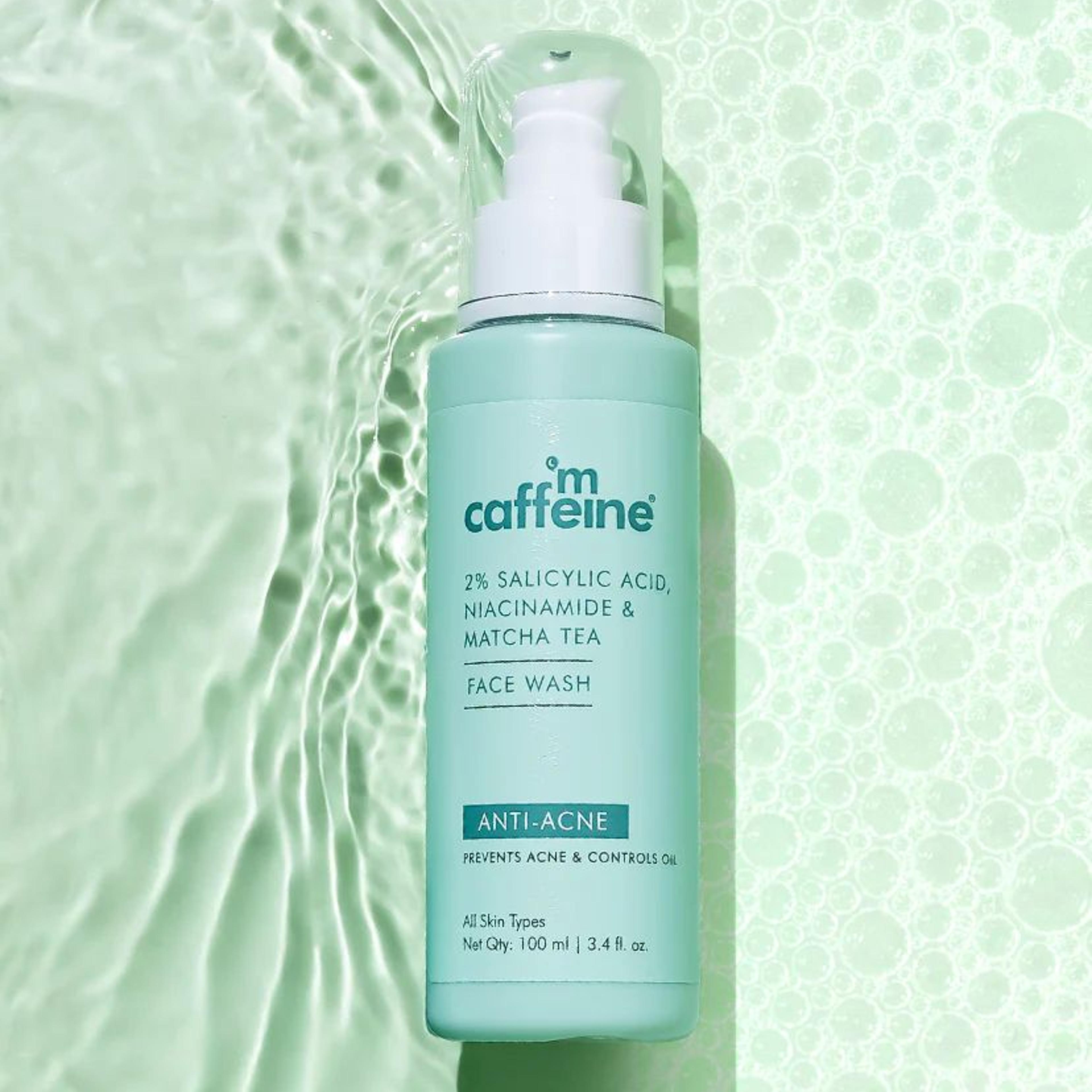 2% Salicylic Acid Niacinamide & Matcha Tea Face Wash - 100 ml