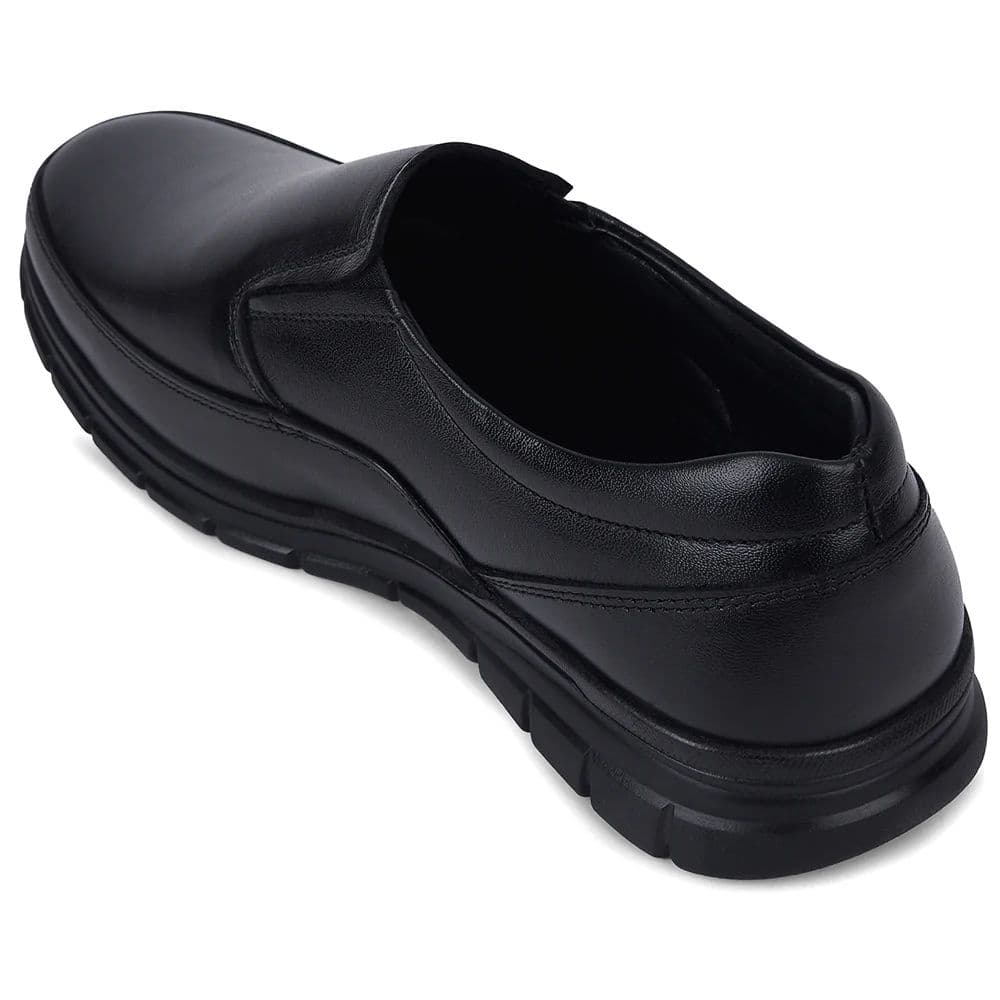 Healers HML-90E Black Formal Non Lacing Mocassin Shoes for Men — photo 5