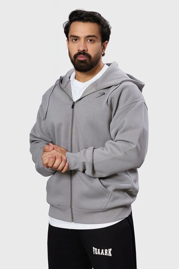 Brookline Oversized Jacket Grey — photo 7