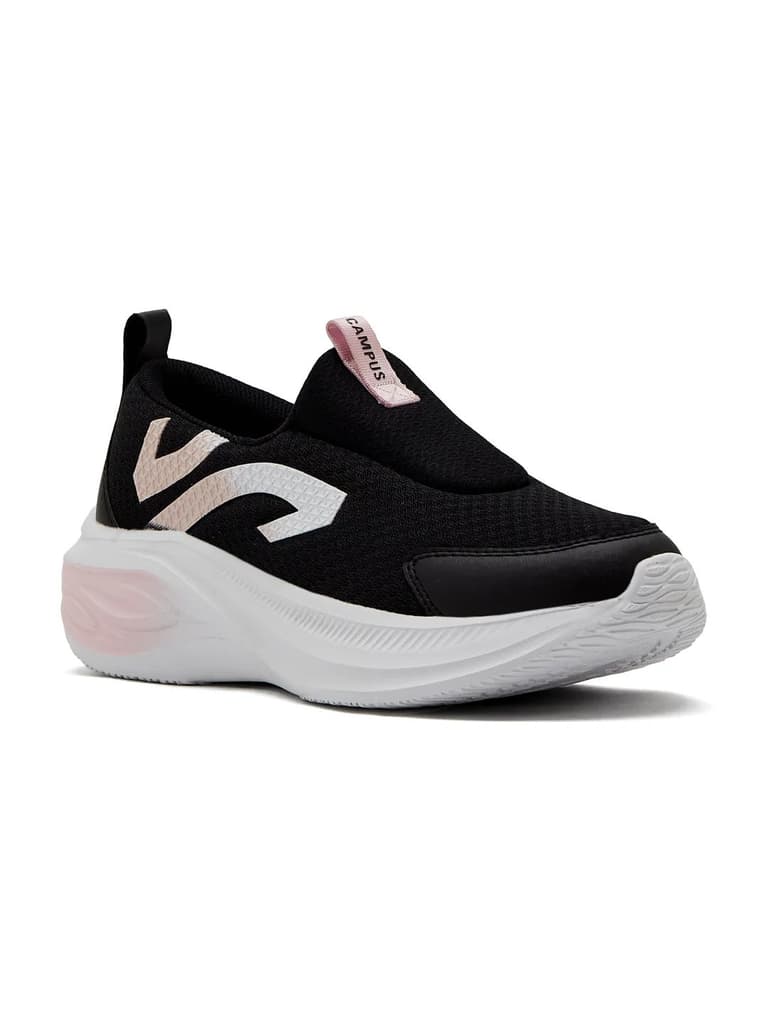 GISEL Black Women's Walking Shoes — Black / 4
