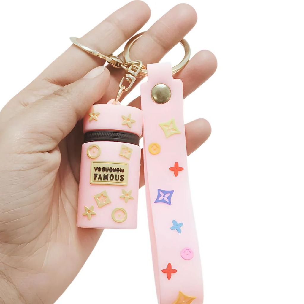 Cute Bottle Purse Style Keychain — photo 2