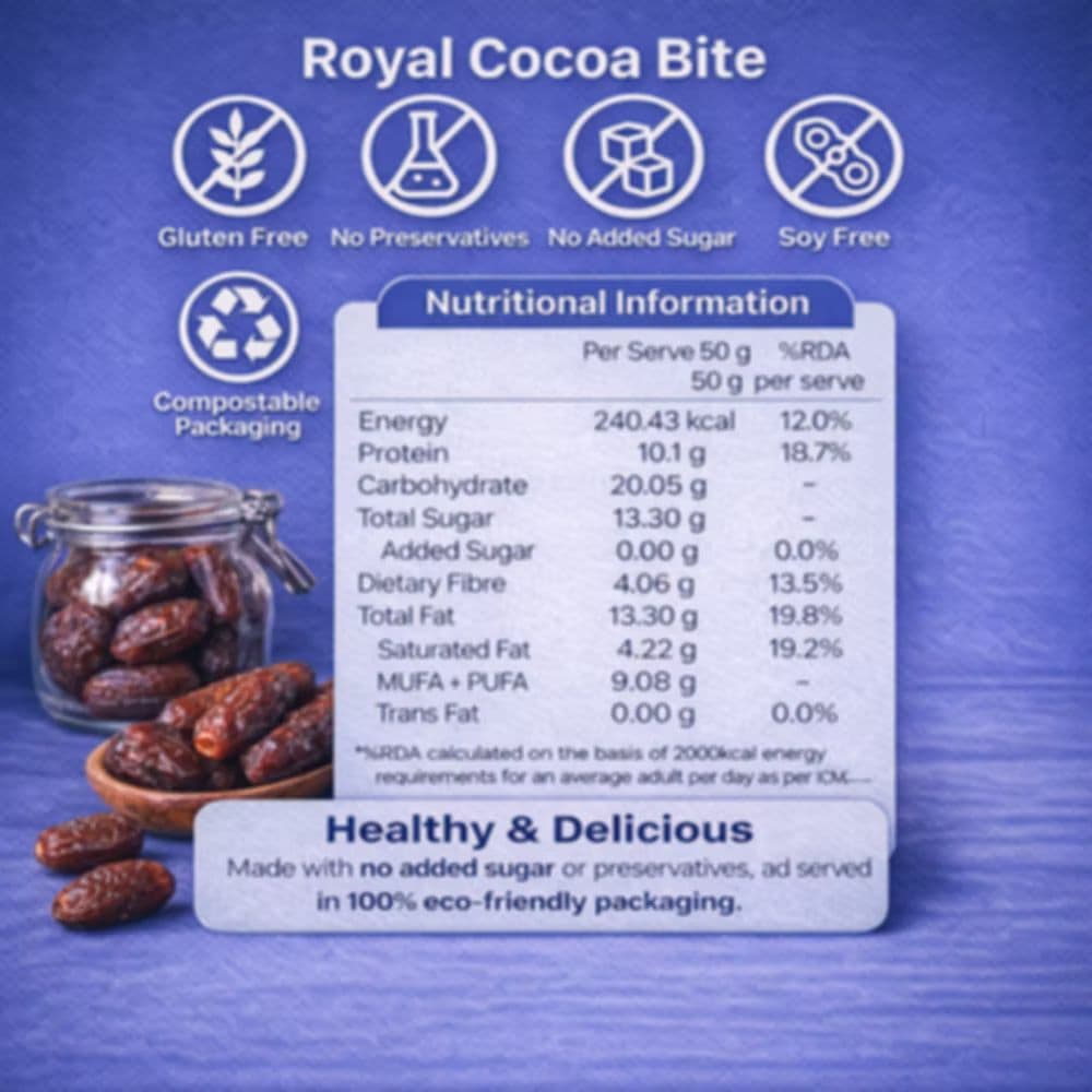 Royal Cocoa Bite Protein Bars: Box of 3 — photo 4