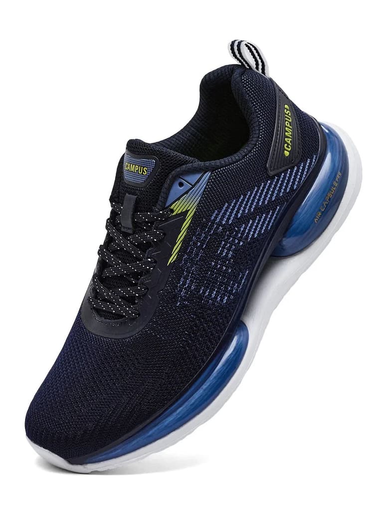 AMINO Navy Men's Running Shoes — photo 3