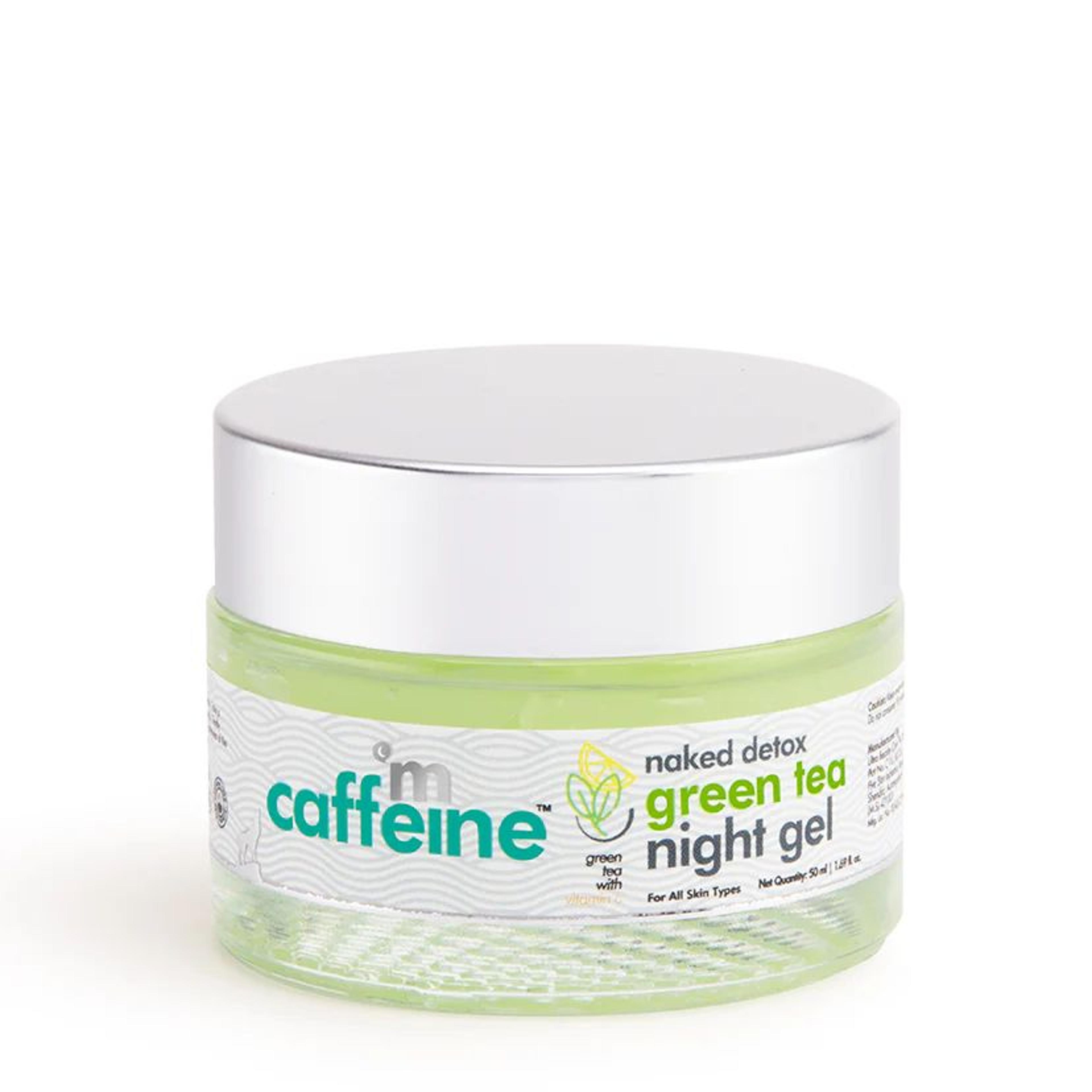 Green Tea Night Gel with Vitamin C, 50ml