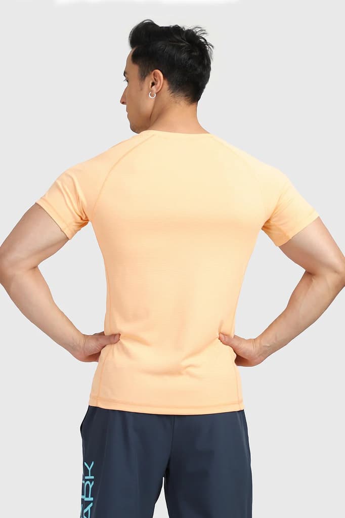Checks T-shirt Peach — photo 6