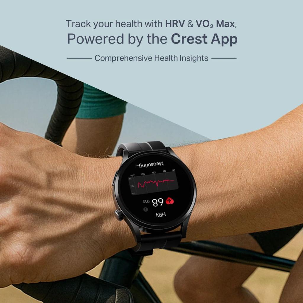 boAt Chrome Horizon | Smartwatch with 1.51" AMOLED Display, Premium Metal Built, VO2 Max, Video Watch Face, Functional Crown — photo 7