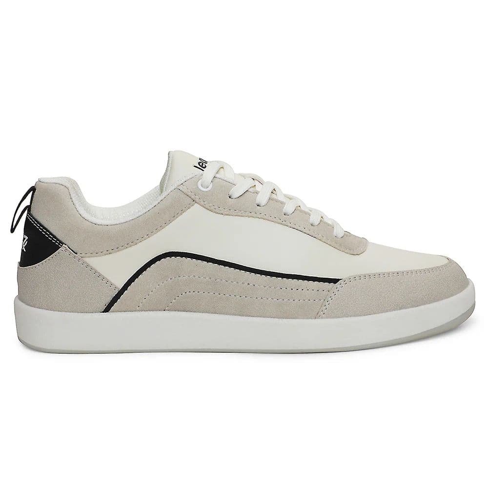 Leap7x White Casual Lacing Sneakers For Men CLASTO-2E By Liberty — photo 2