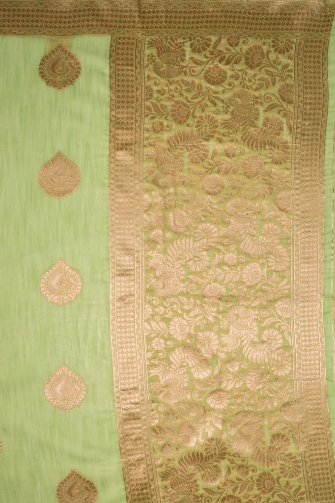 Mimosa Women's Woven Design Banarasi Style Art Silk Saree With Blouse Piece : SA00001754PSFREE — photo 7