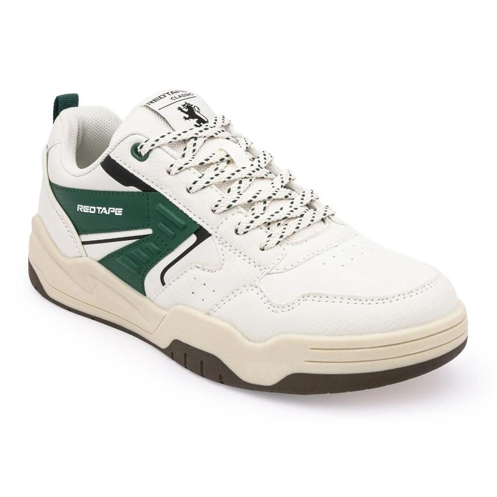 Sneakers for Men in Beige and Green | Casual Low-Cut Lifestyle Shoes. — 6 / Beige/Green