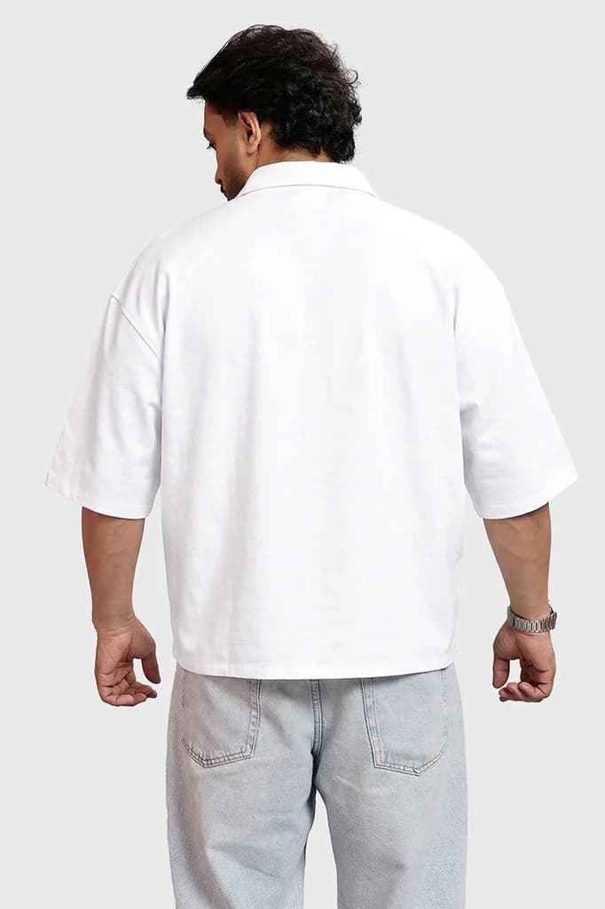 Off Duty Oversized Shirt White — photo 6