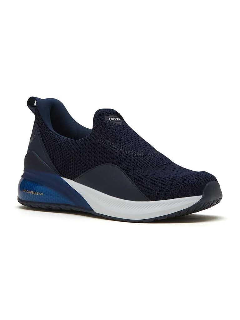 CROWD Navy Men's Walking Shoes — Navy / 6