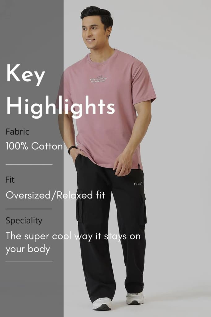 Break Through Oversized T-shirt Dusk Pink — photo 7