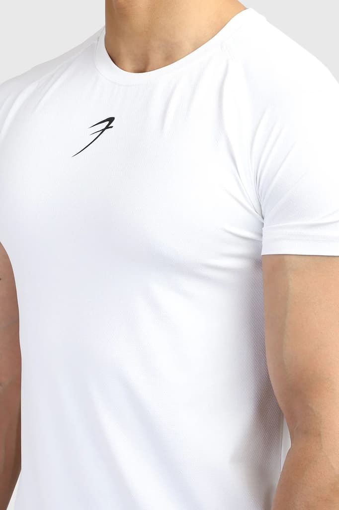 Sleek T-shirt White / Logo — photo 3