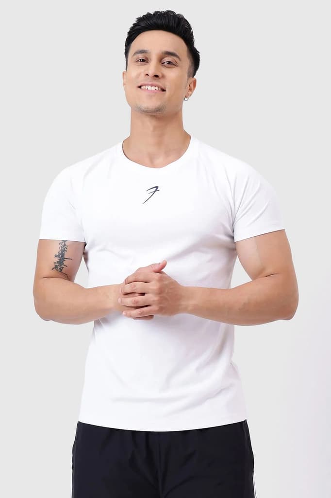 Grain T-shirt White — S