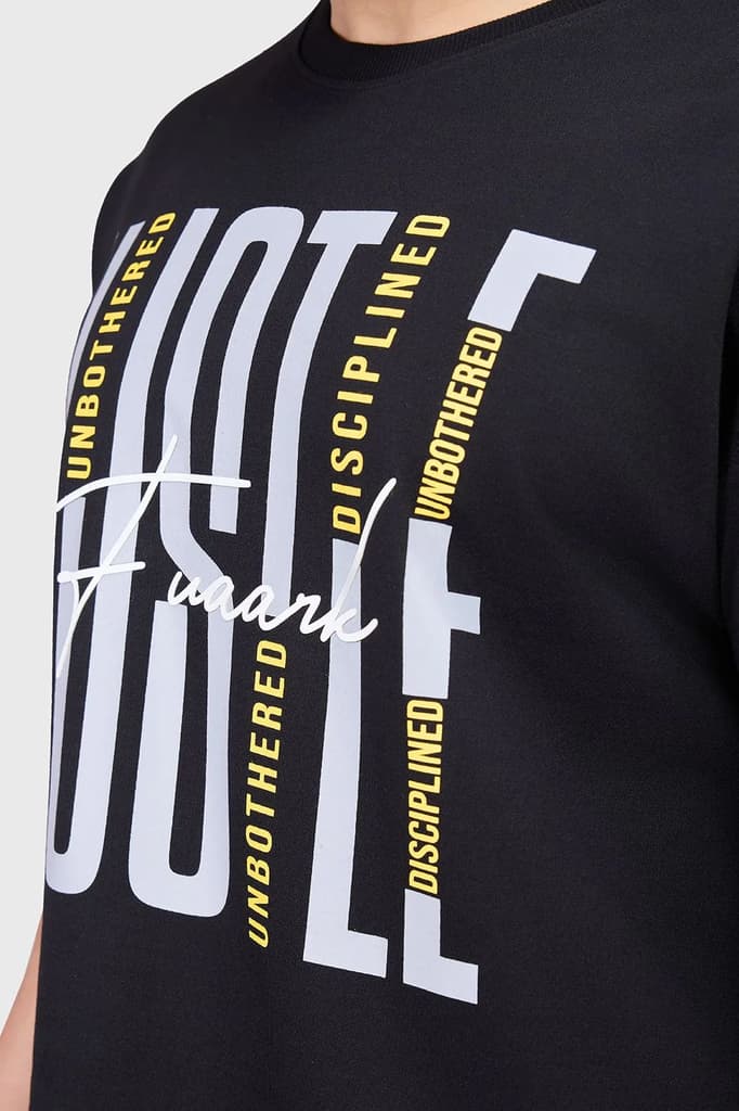 Hustle Oversized T-shirt Black — photo 3