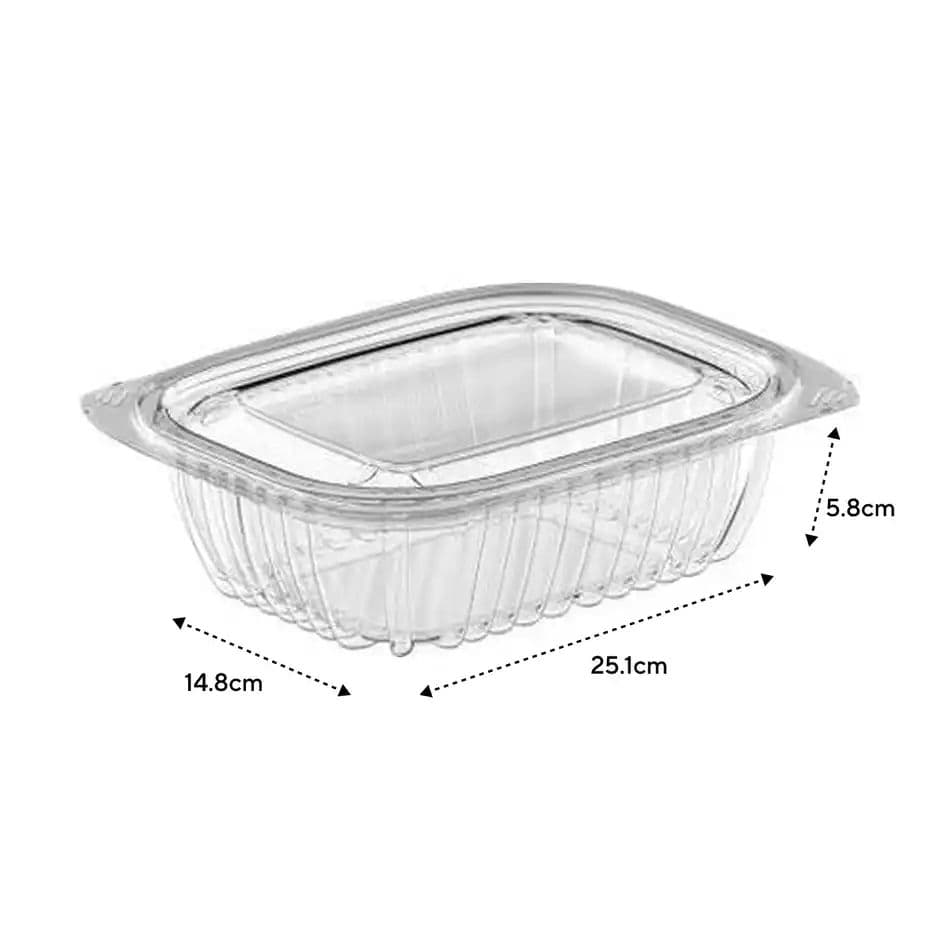 Plastic Hinge Box | Pack Of 10 | 250 ml | Tempware — photo 3