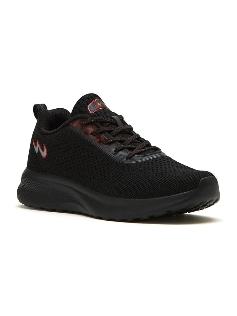 DIVIDE Black Men's Running Shoes — Black / 6