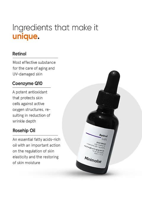 Retinol 0.6% Face Serum