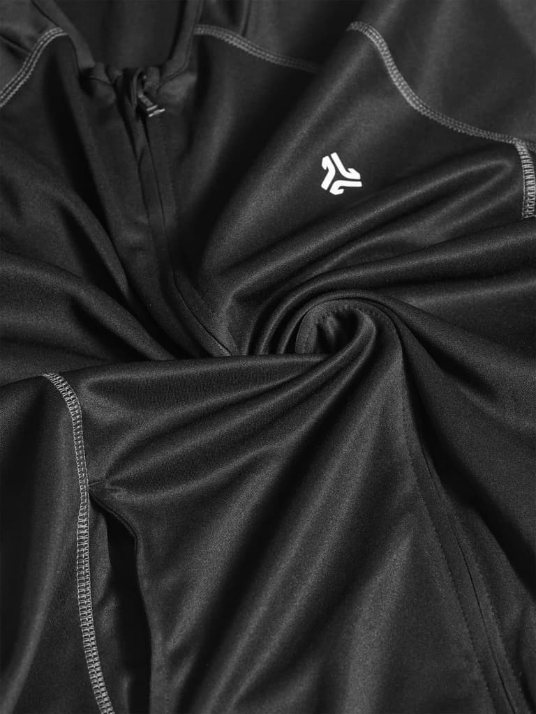 Women's Black Solid Stand Collar Jacket — photo 6