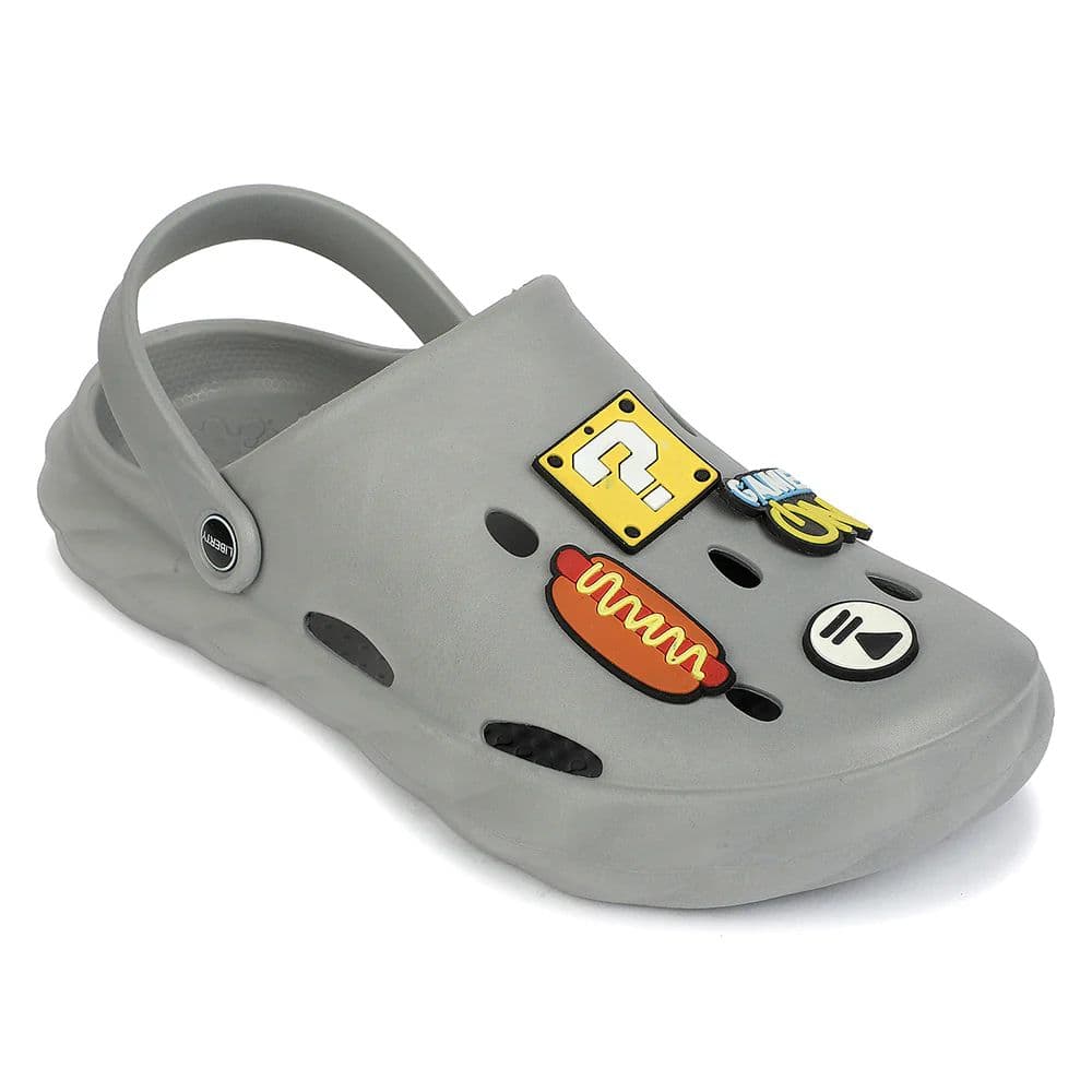 A-HA Light Grey Casual Clogs for Men BEACHWALKM by Liberty — 6/40 / Light Grey