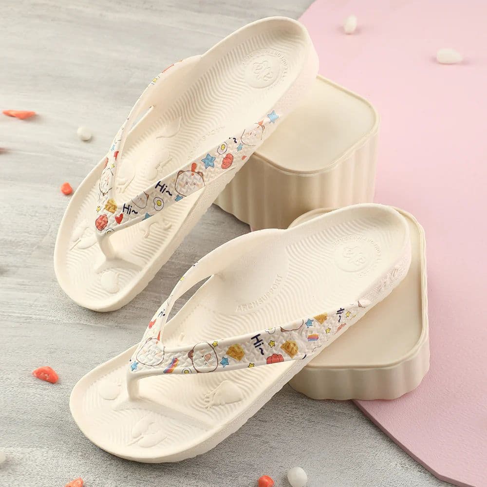 A-HA Beige Casual Slipper For Women HAPPI-LE By Liberty — photo 2