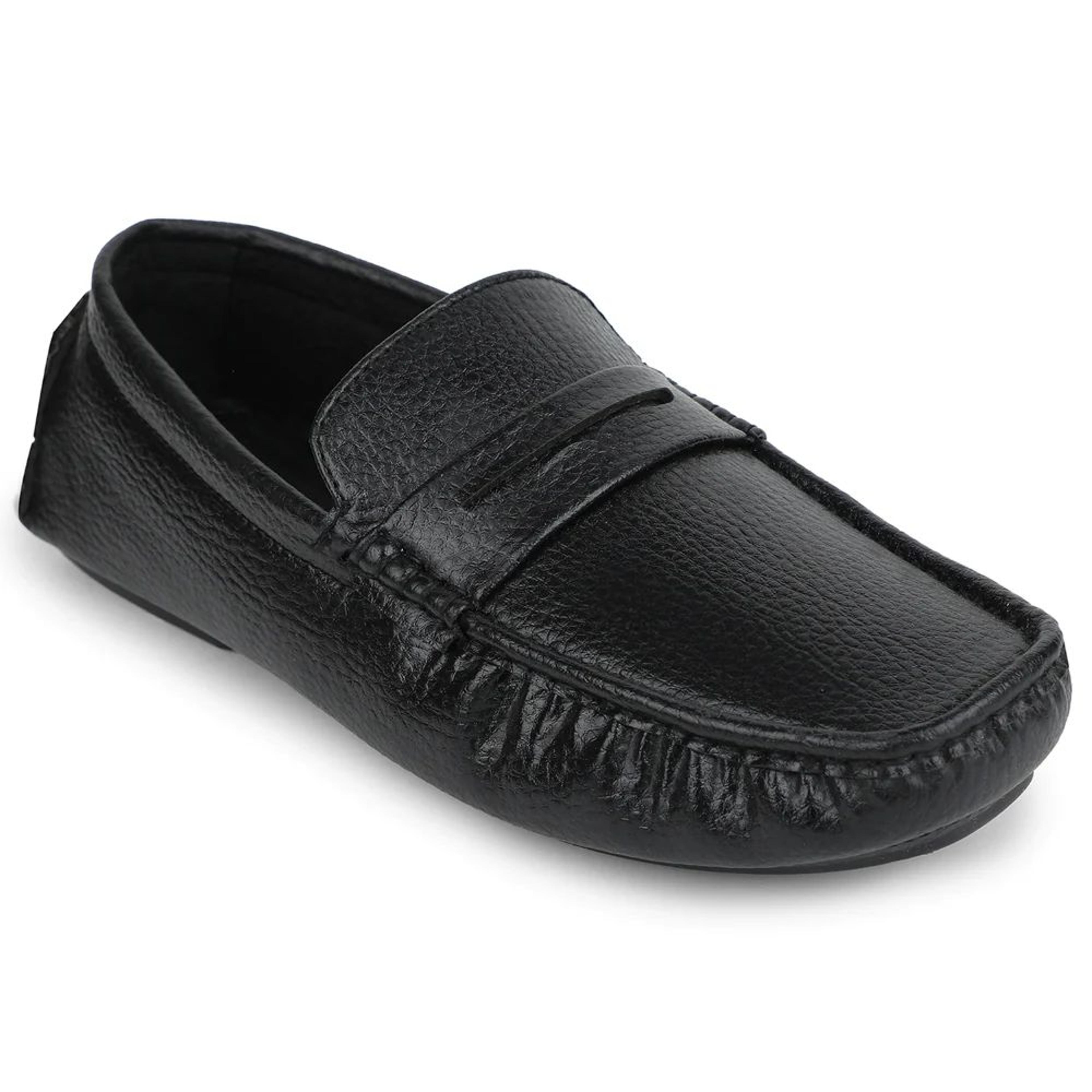 Fortune Black Formal Loafers For Men CLASSIK-2E By Liberty
