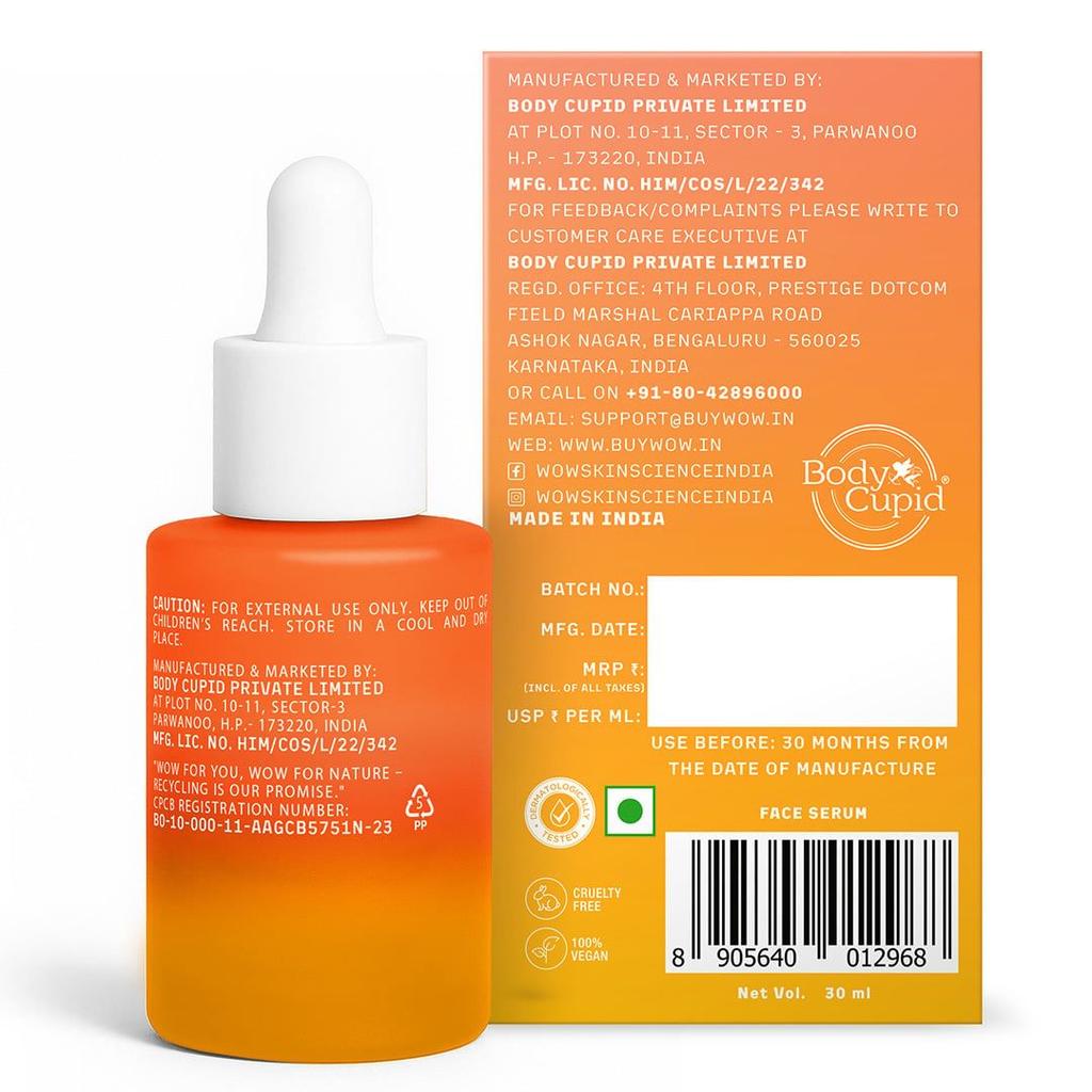 20% Vitamin C Face Serum Radiance Boost & Dark Spot Fading