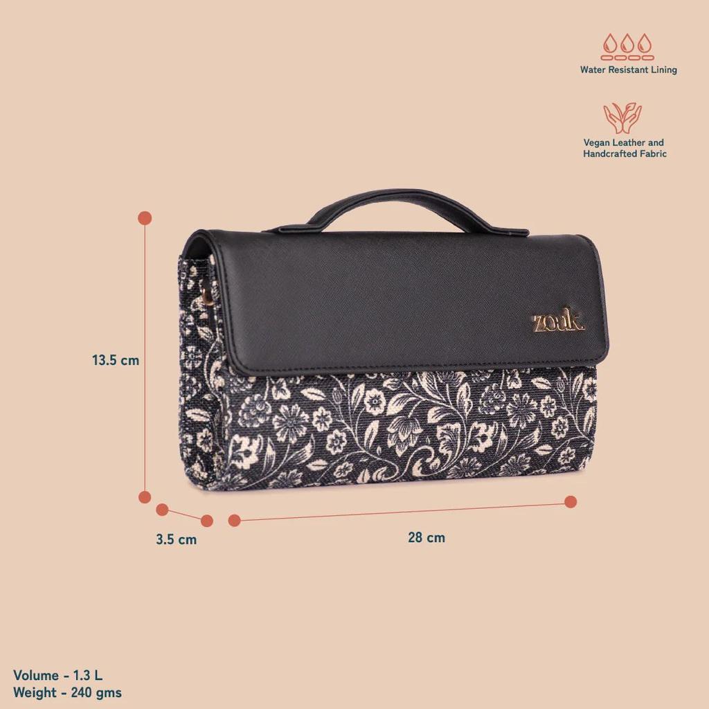 Rhea Kapoor Office Bag Kashmir Blooms & Rhea Kapoor Clutch FloMotif Combo — photo 8