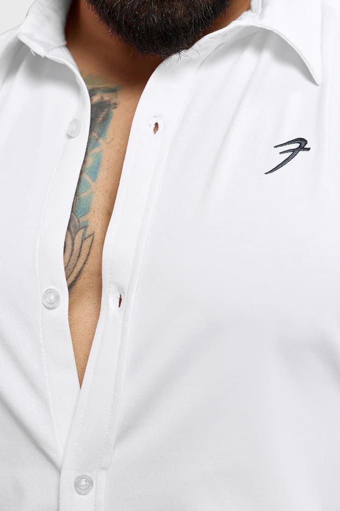 Aero Fullsleeves Shirt White — photo 3