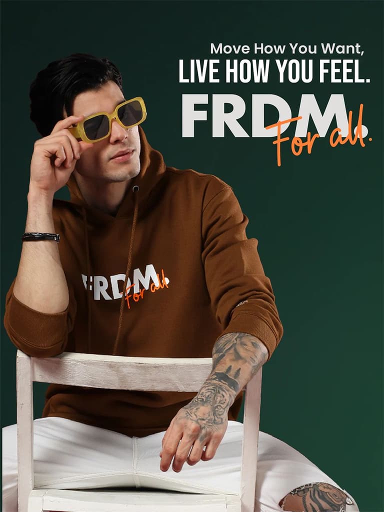 FRDM. Brown Hoodie — photo 4