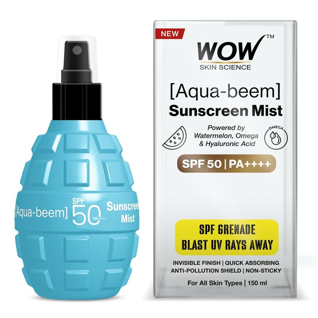 Aqua-Beem Sunscreen Mist SPF 50 PA++++ Effortless, Mess-Free Sun
