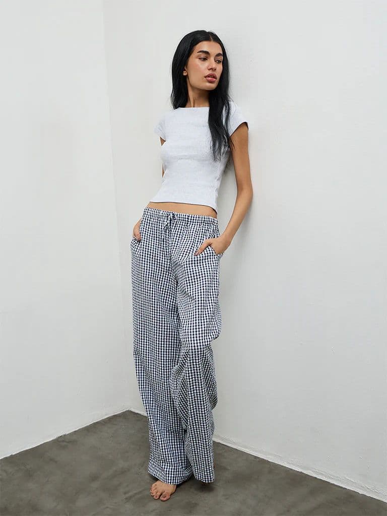 Superstar Grey Ribbed Cotton-Blend Top — photo 2