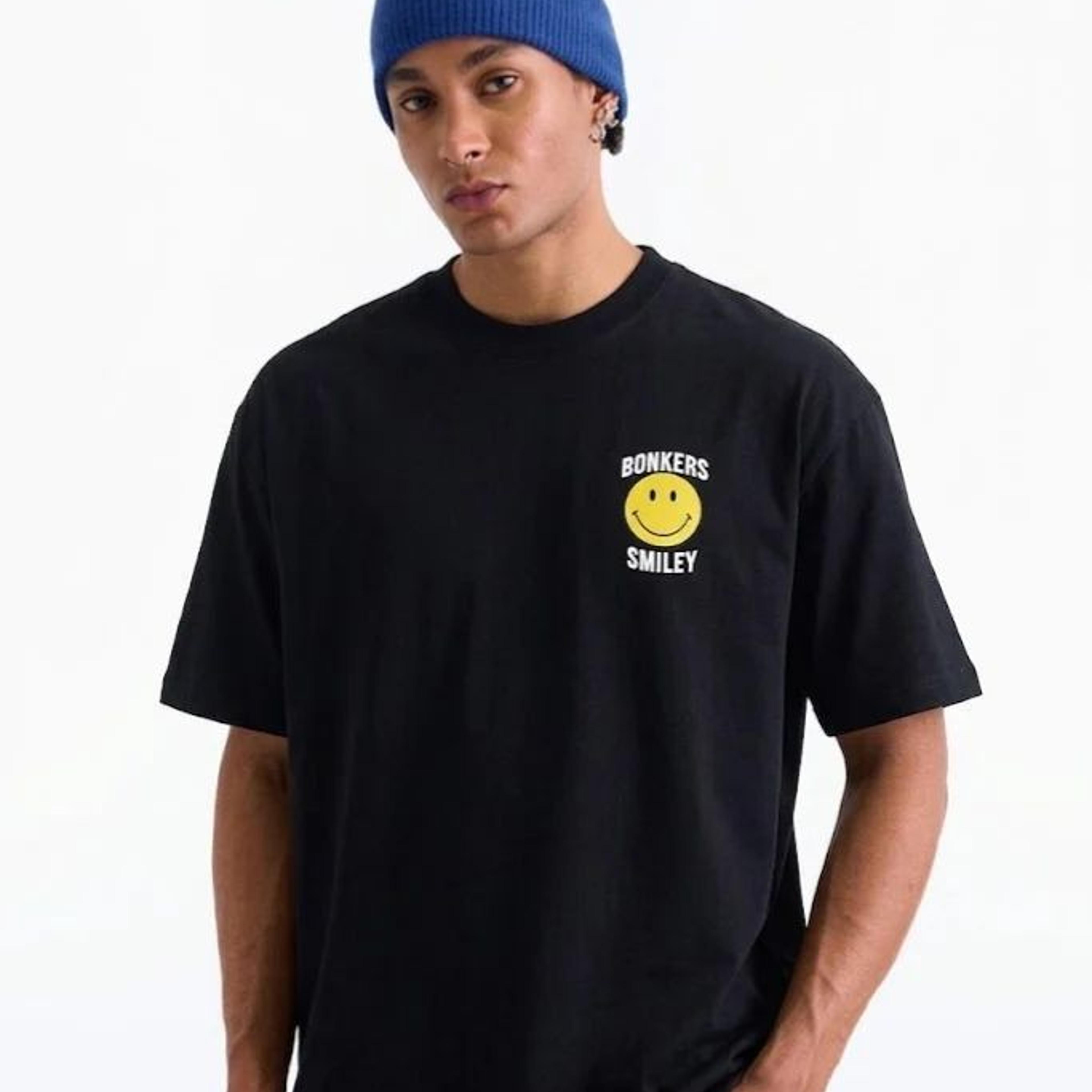 Bonkers x Smiley Originals 100% Supima Cotton Oversized T-shirt