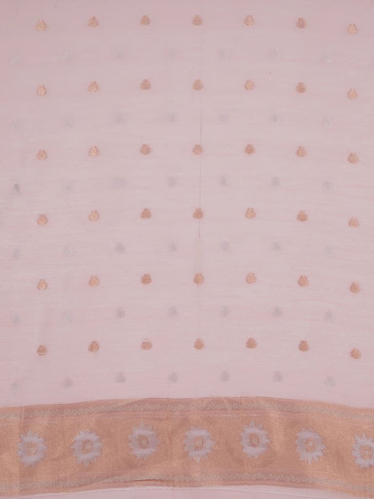 Mimosa Women's Woven Design Banarasi Style Art Silk Saree With Blouse Piece : SA00002065PNKFREE — photo 7