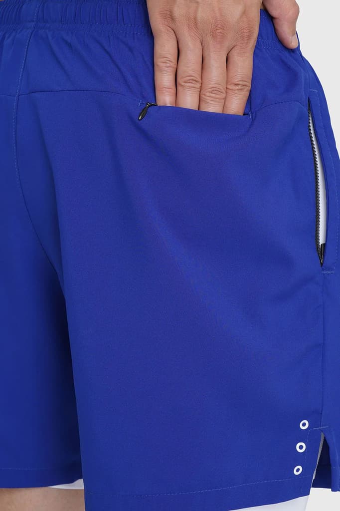 2 in 1 Laser Shorts Blue — photo 5