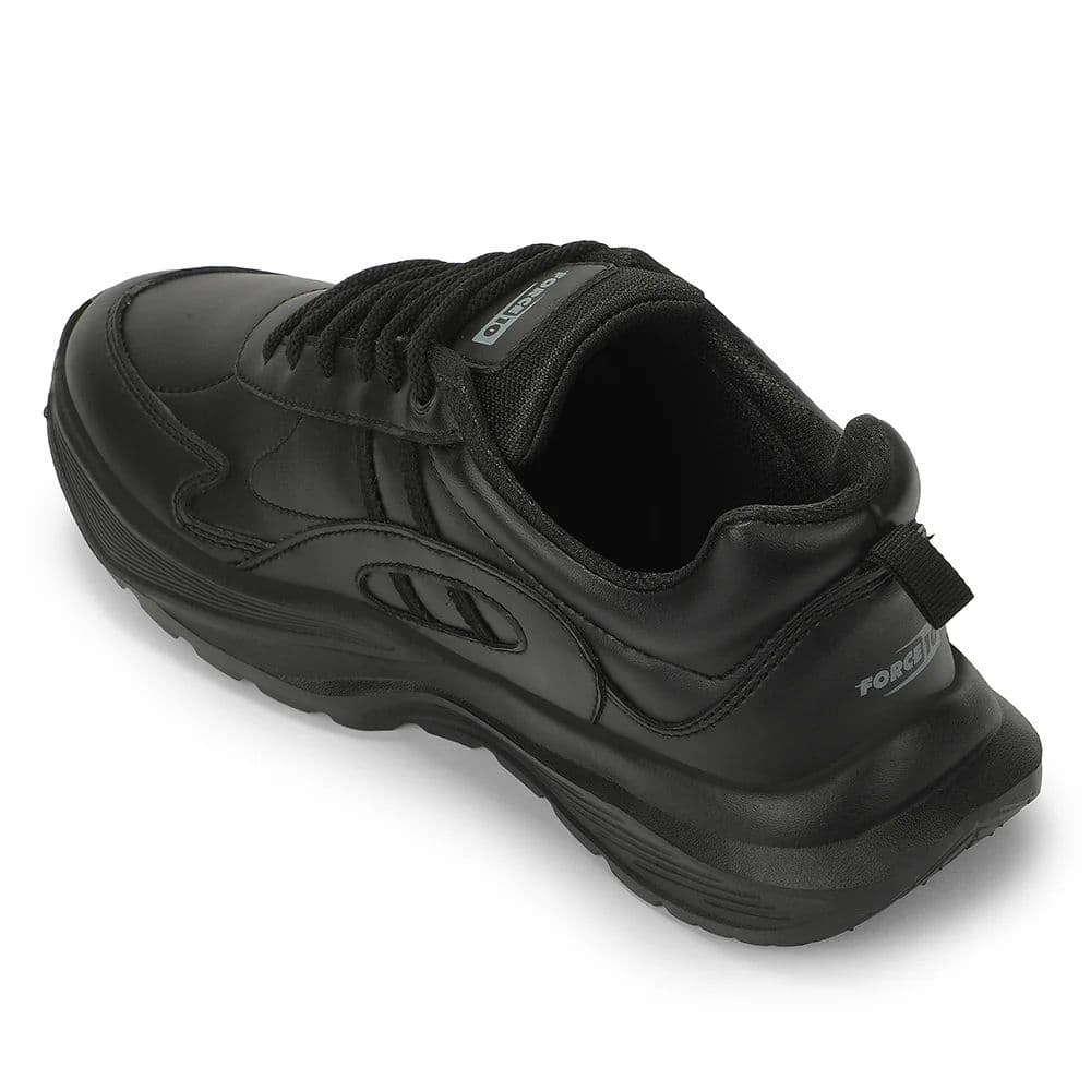 Force 10 ELITESTP-L Black School Uniform shoes for Kids by Liberty — photo 3