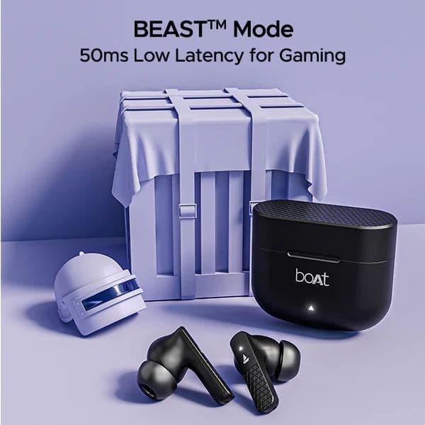 boAt Airdopes 91 | Wireless Earbuds with 45 Hours Playback, BEAST™ Mode, ASAP™ Charge, Dual Mics with ENx™ Technology — photo 4